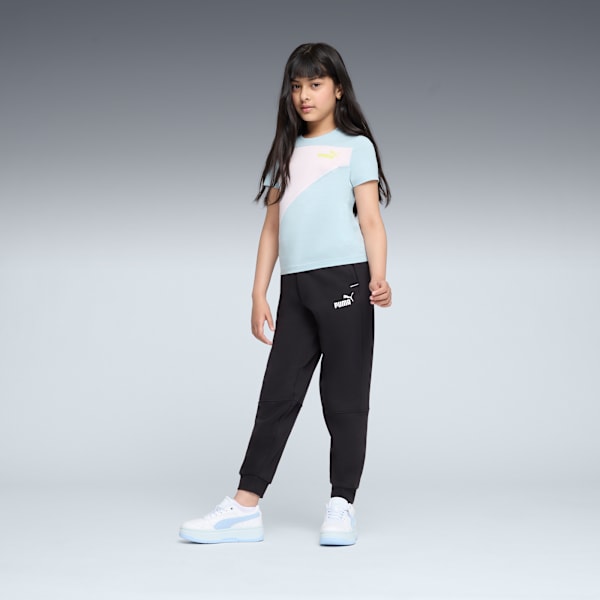 Pantalon Power Colour-Blocked Enfant et Adolescent, Puma Black, extralarge