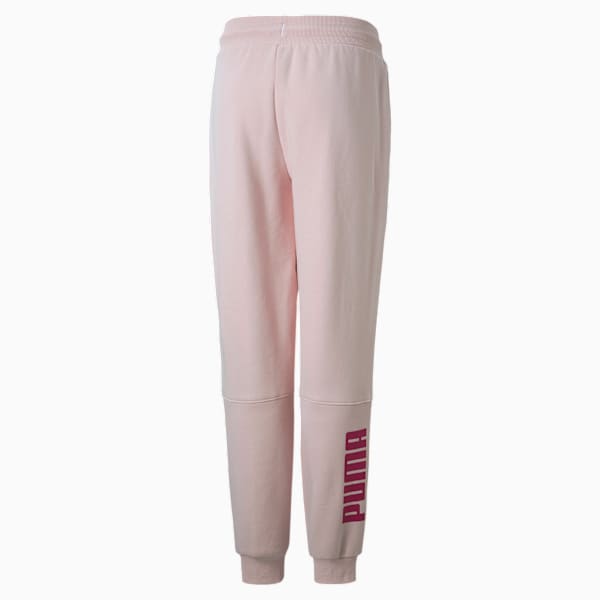 Power Colour-Blocked Youth Pants, Chalk Pink, extralarge