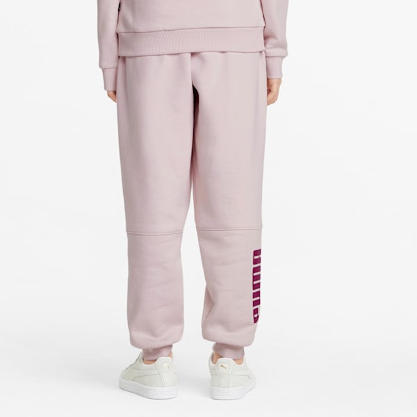 Power Colour-Blocked Youth Pants, Chalk Pink, extralarge