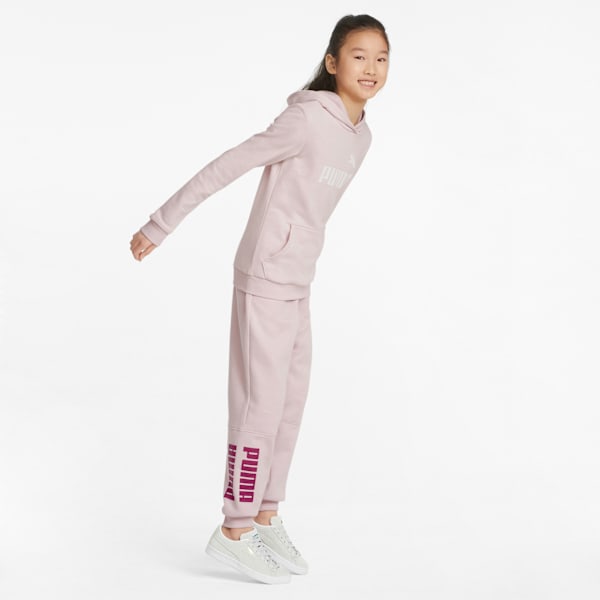 Power Colour-Blocked Youth Pants, Chalk Pink, extralarge