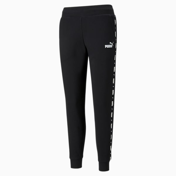 Power Tape Women's Regular Fit Trackpants, Puma Black, extralarge-IND