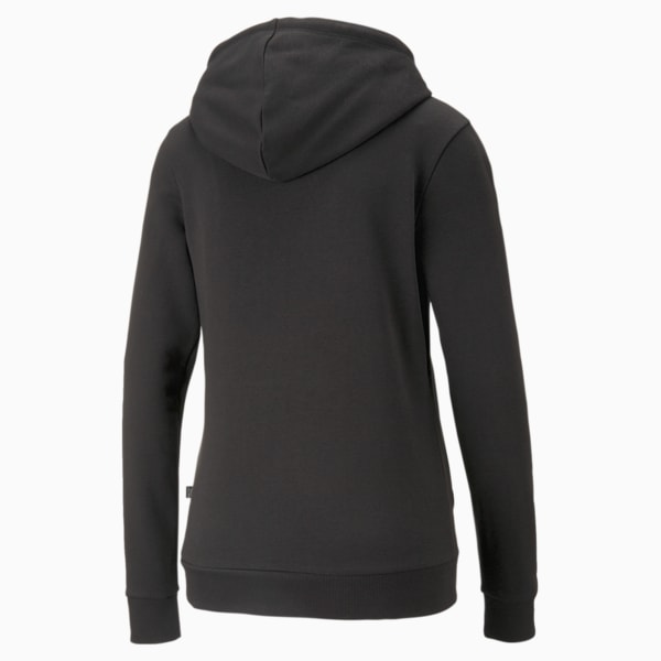 Metallic Logo Women's Regular Fit Hoodie, PUMA Black-Gold, extralarge-IND