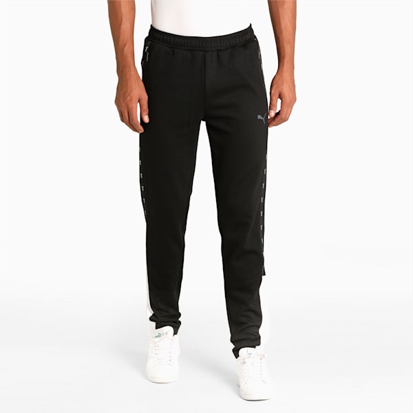 PUMA x one8 Men's Slim Fit Sweat Pants, Puma Black, extralarge-IND