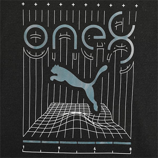 PUMA x one8 Youth Logo T-Shirt, Puma Black, extralarge-IND