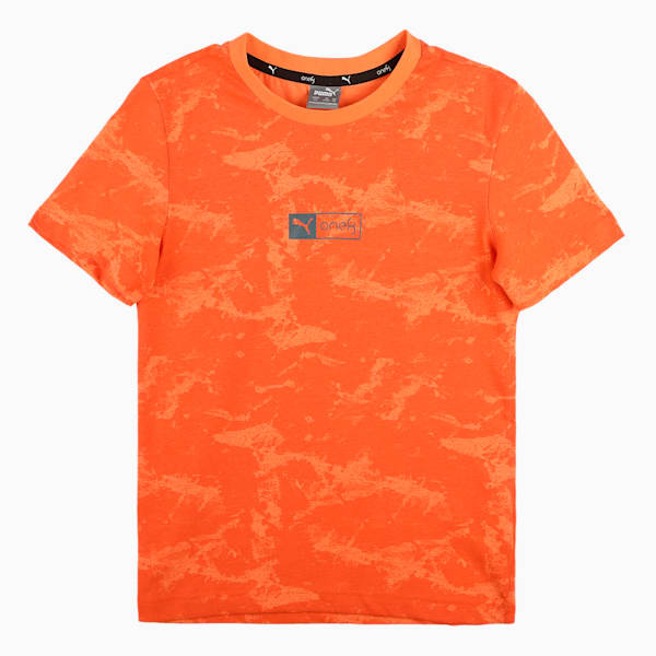 PUMA x one8 Youth Graphic T-Shirt, Deep Apricot, extralarge-IND