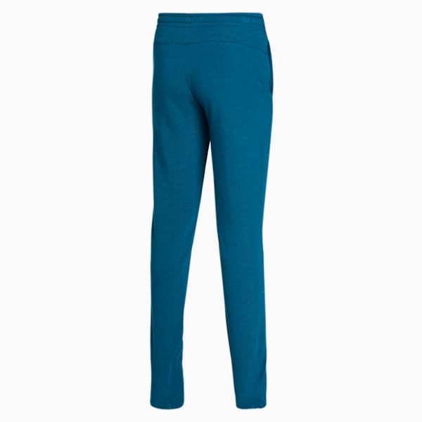 Zippered Terry Men's Pants, Gibraltar Sea, extralarge-IND