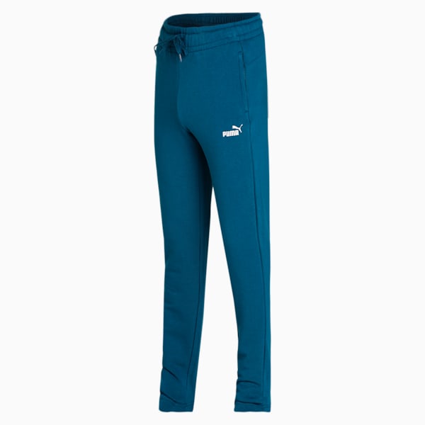 Zippered Terry Men's Pants, Gibraltar Sea, extralarge-IND
