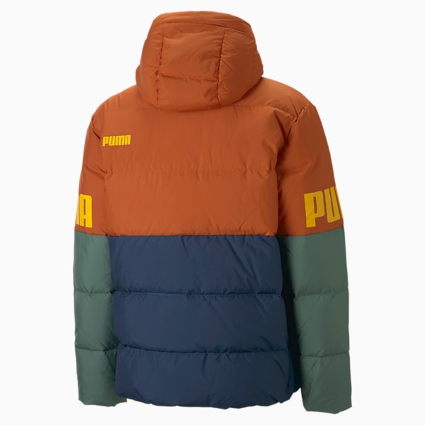 Power Down Puffer Jacket Men, Warm Chestnut, extralarge-GBR