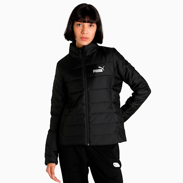 Women's Lightweight Padded Jacket, Puma Black, extralarge-IND