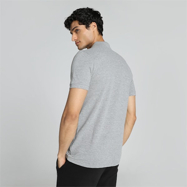 Active Men's Slim Fit Polo, Medium Gray Heather, extralarge-IND