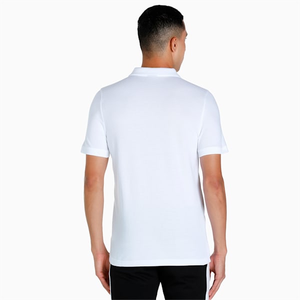 Active Men's Slim Fit Polo, PUMA White-Peacoat, extralarge-IND