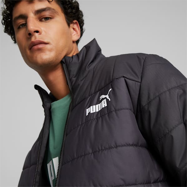 Men's Regular Fit Padded Jacket, Puma Black, extralarge-AUS