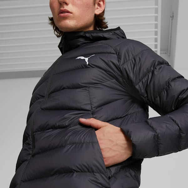 メンズ パックライト フーデッド ダウン ジャケット, Puma Black, extralarge-JPN