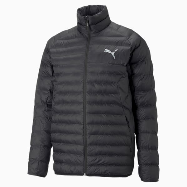 PackLITE Men's Padded Slim Fit Jacket, Puma Black, extralarge-IND