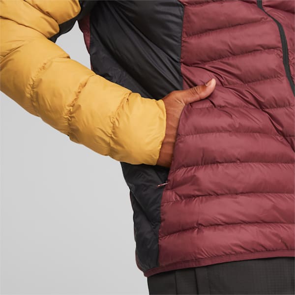 PackLITE Men's Padded Slim Fit Jacket, Dark Jasper, extralarge-IND