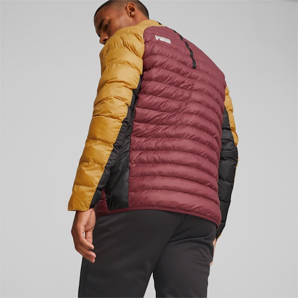 PackLITE Men's Padded Slim Fit Jacket, Dark Jasper, extralarge-IND