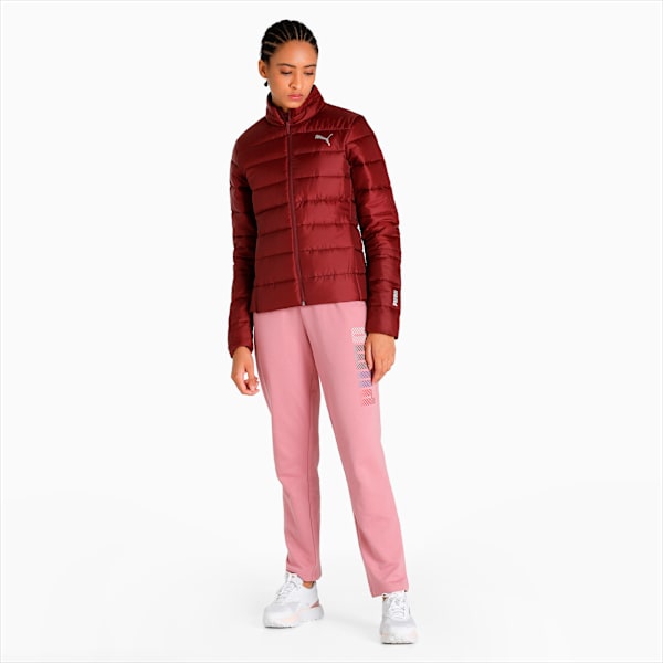 warmCELL Lightweight Women's Slim Fit Jacket, Burgundy, extralarge-IND