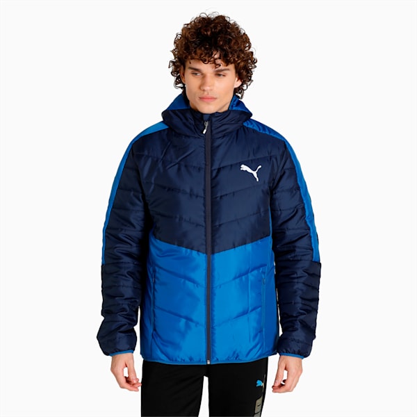 WarmCELL Men's Regular Fit Padded Jacket, Galaxy Blue, extralarge-IND