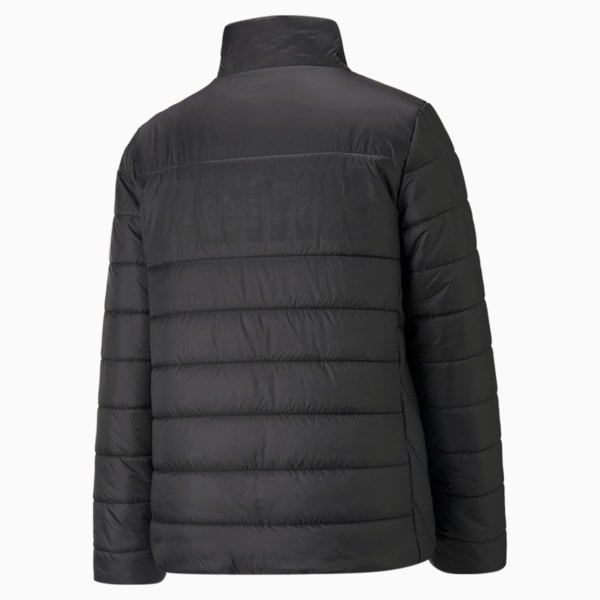 Essentials+ Women's Regular Fit Padded Jacket, Puma Black, extralarge-IND