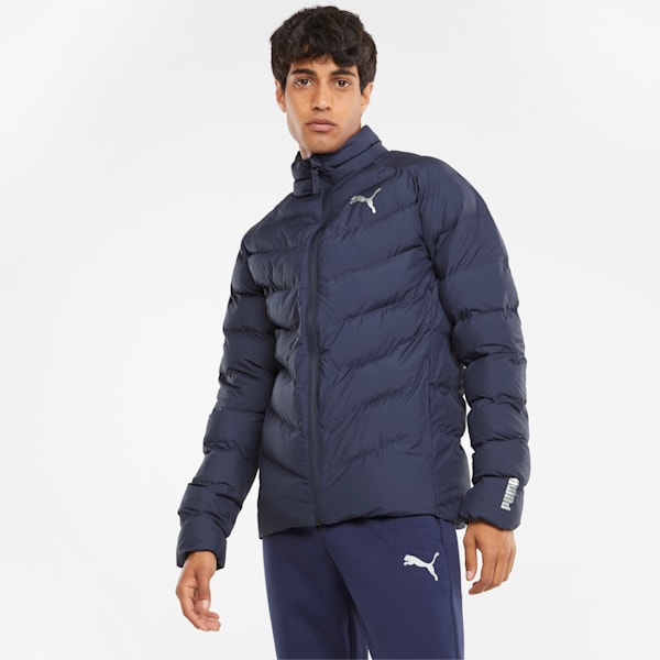 warmCELL Lightweight Slim Fit Men's Jacket, Peacoat, extralarge-IND
