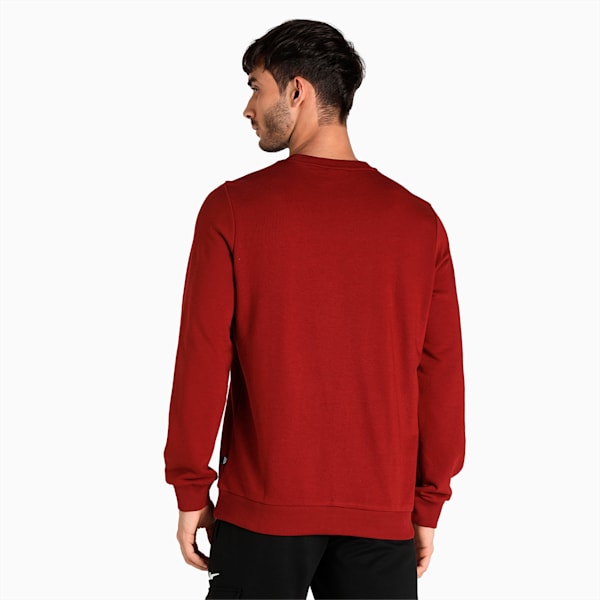 ESS+ 2 Big Logo Crew Men's Sweat Shirt, Intense Red, extralarge-IND