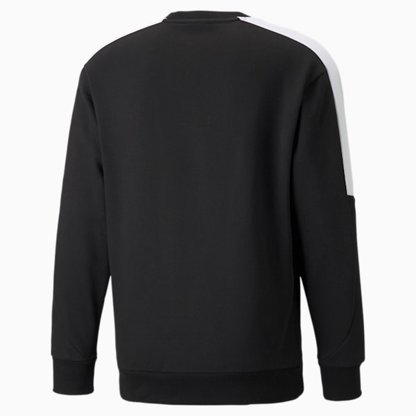 Modern Sports Crew Men's Regular Fit Sweat Shirt, Puma Black, extralarge-IND