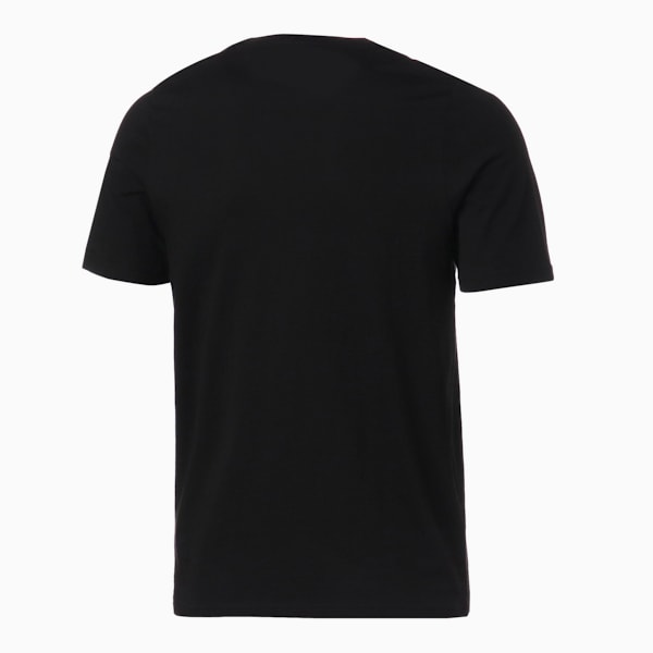 メンズ プーマ ワーディング グラフィック 半袖 Tシャツ, Puma Black, extralarge-JPN