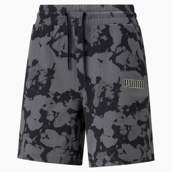 ウィメンズ SUMMER グラフィック 7 AOP ロングライン ショーツ, Puma Black, extralarge-JPN