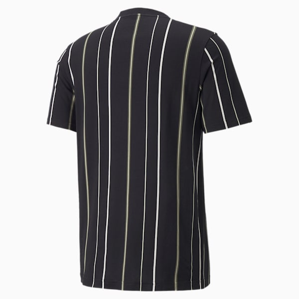 メンズ モダン ベーシックス ストライプ 半袖 Tシャツ, Puma Black, extralarge-JPN