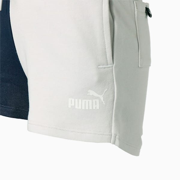 キッズ ガールズ PUMA POWER ハイウエスト ショーツ 120-160cm, Peacoat, extralarge-JPN