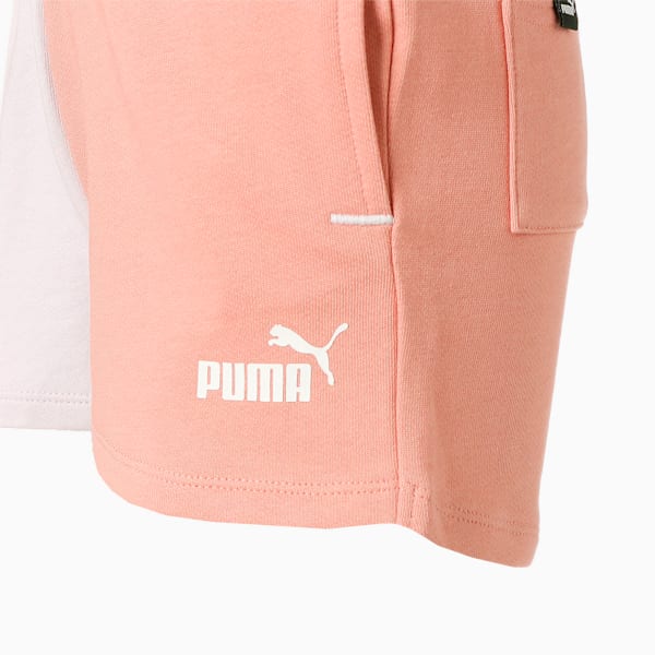 キッズ ガールズ PUMA POWER ハイウエスト ショーツ 120-160cm, Lavender Fog