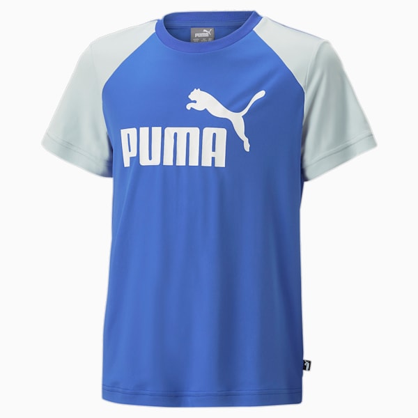 キッズ ボーイズ ポリ Tシャツ & ショーツ 上下セット 120-160cm, Royal Sapphire, extralarge-JPN