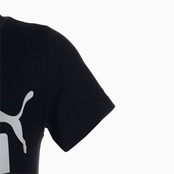 キッズ ガールズ ESS+ ロゴ 半袖 Tシャツ 120-160cm, Puma Black, extralarge-JPN