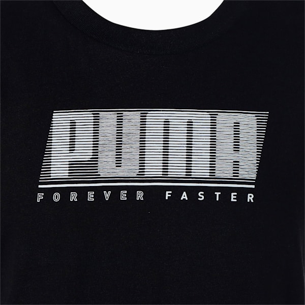 キッズ ボーイズ ACTIVE SPORT グラフィック 半袖 Tシャツ 120-160cm, Puma Black, extralarge-JPN