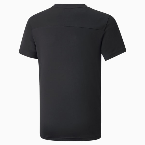 キッズ ボーイズ ACTIVE SPORT ポリ 半袖 Tシャツ 120-160cm, Puma Black, extralarge-JPN