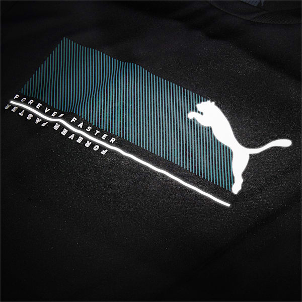 キッズ ボーイズ ACTIVE SPORT ポリ 半袖 Tシャツ 120-160cm, Puma Black