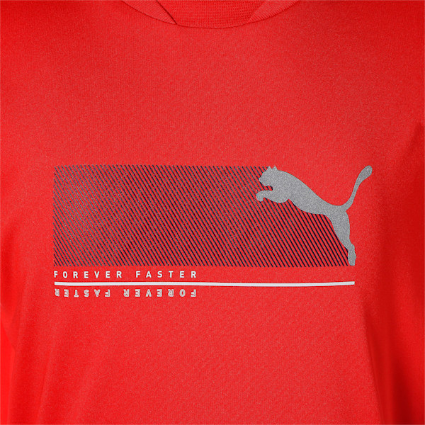 キッズ ボーイズ ACTIVE SPORT ポリ 半袖 Tシャツ 120-160cm, High Risk Red, extralarge-JPN