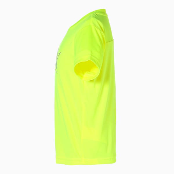 キッズ ボーイズ ACTIVE SPORT ポリ 半袖 Tシャツ 120-160cm, Yellow Alert, extralarge-JPN