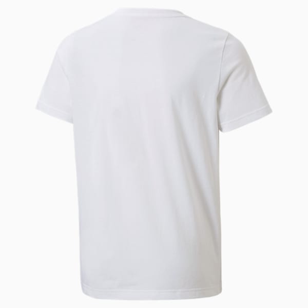 キッズ ボーイズ ALPHA グラフィック II 半袖 Tシャツ 120-160cm, Puma White, extralarge-JPN