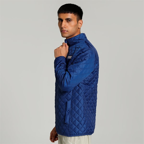Lightweight Padded Men's Jacket, Blazing Blue, extralarge-IND