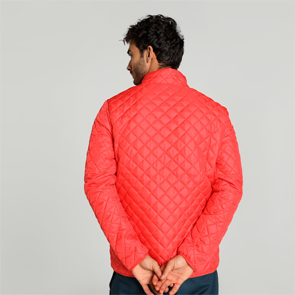 Lightweight Padded Men's Jacket, Burnt Red, extralarge-IND