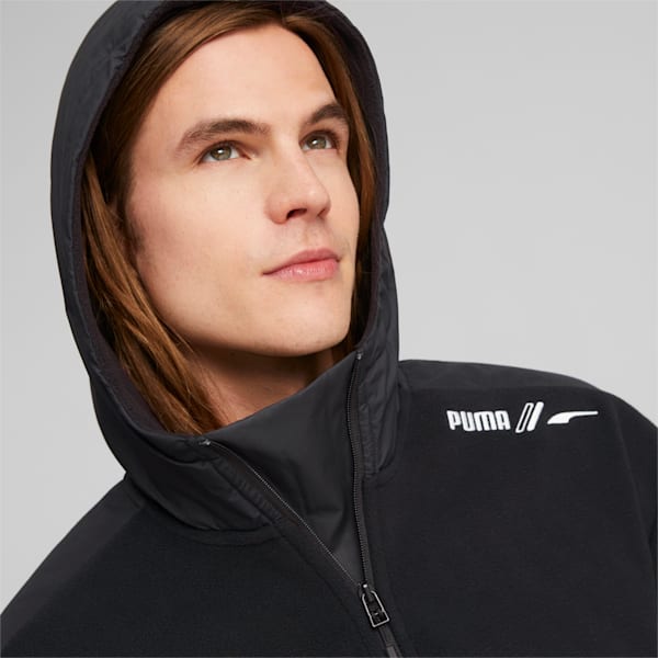 RAD/CAL Polarfleece Half-Zip Men's Sweatshirt, Puma Black