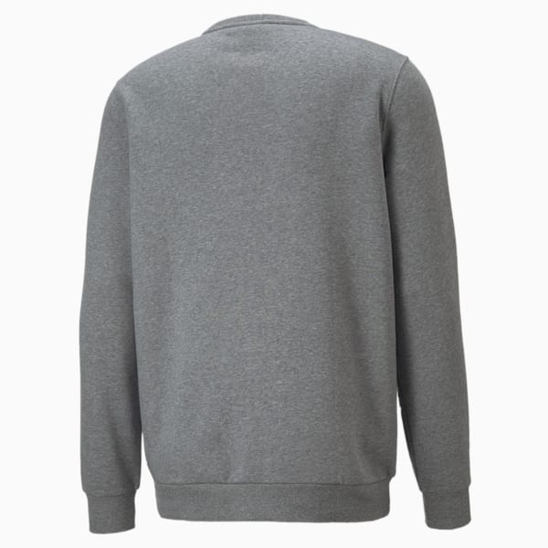 PUMA Power Logo Crew Neck Men's Regular Fit Sweatshirt, Medium Gray Heather, extralarge-IND