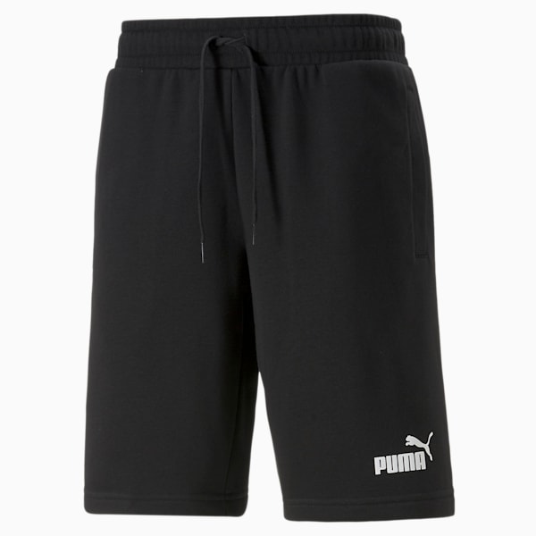 Power Logo Men's Regular Fit Shorts, Puma Black, extralarge-IND