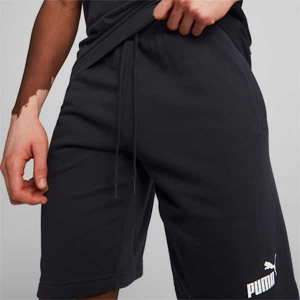 Power Logo Men's Regular Fit Shorts, Puma Black, extralarge-IND