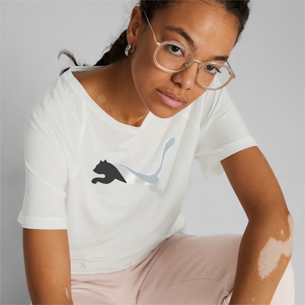 T-shirt Evostripe, femme, Blanc Puma
