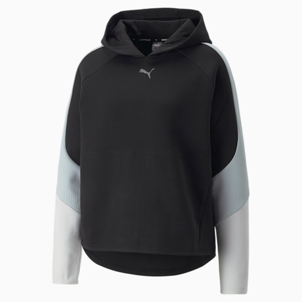Evostripe Women's Relaxed Fit Hoodie, Puma Black, extralarge-IND