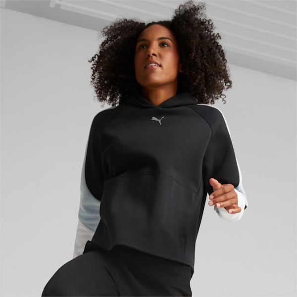 Evostripe Women's Relaxed Fit Hoodie, Puma Black, extralarge-IND