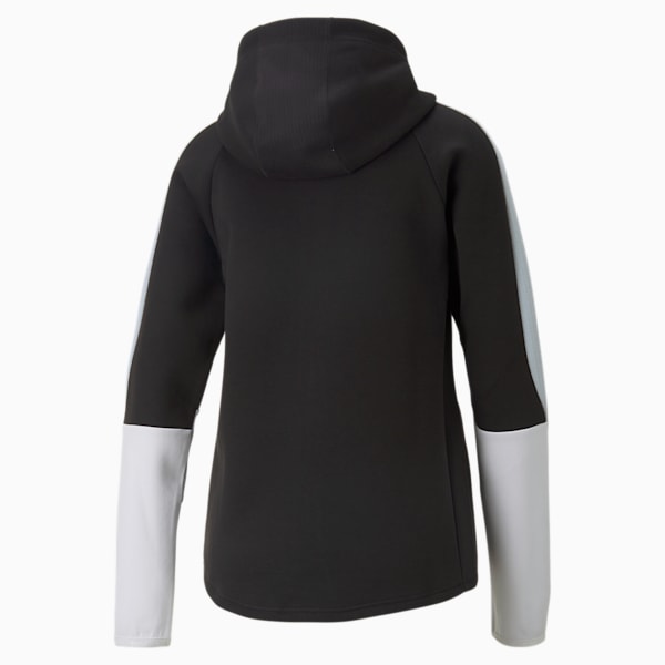 Evostripe Full-Zip Women's Hoodie, Puma Black, extralarge