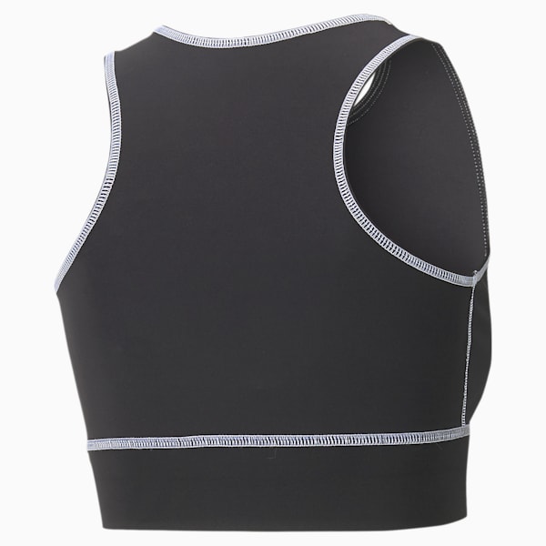 Modern Sports Women's Crop Top, Puma Black, extralarge-IDN